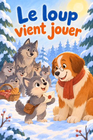 Le loup vient jouer