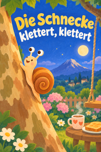 Die Schnecke klettert, klettert