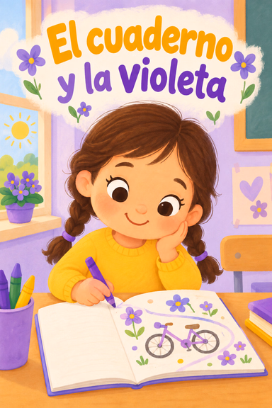 El cuaderno y la violeta