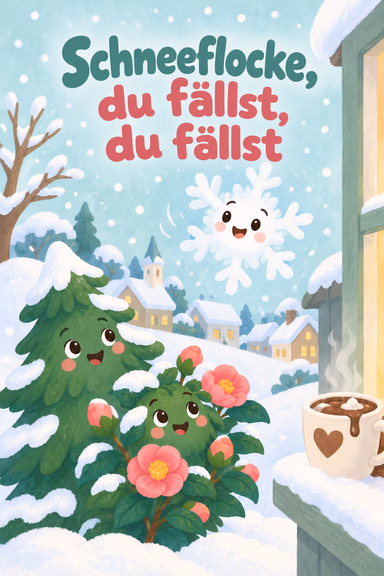 Schneeflocke, du fällst, du fällst