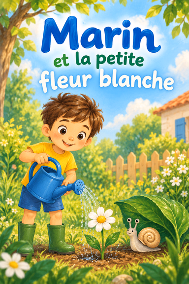 Marin et la petite fleur blanche