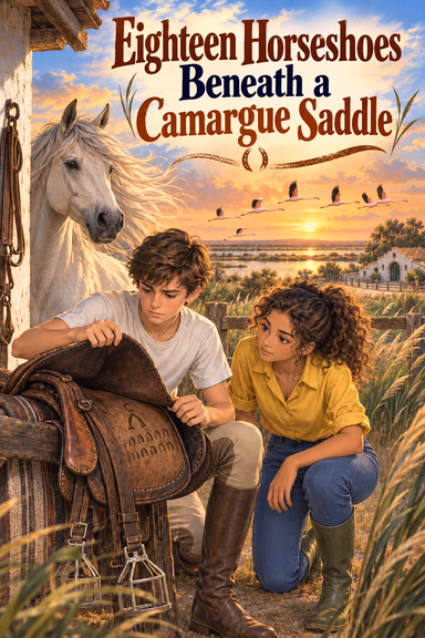 Eighteen Horseshoes Beneath a Camargue Saddle