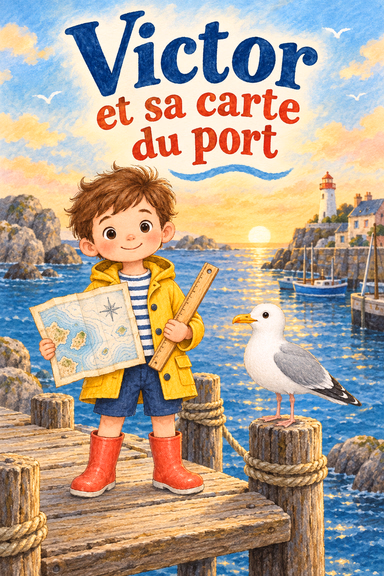 Victor et sa carte du port