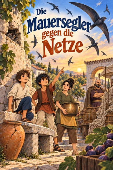 Die Mauersegler gegen die Netze