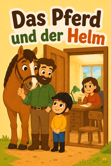 Das Pferd und der Helm