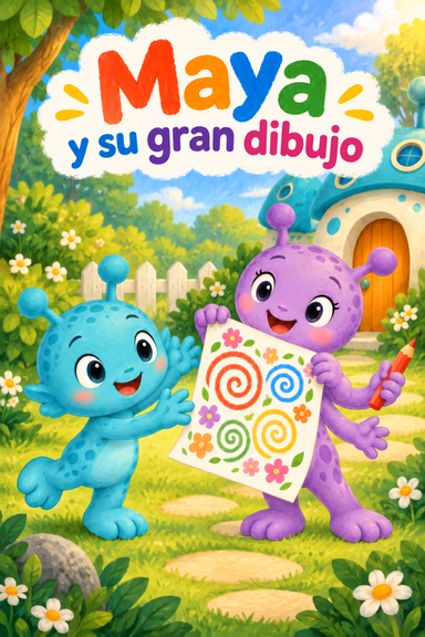 Maya y su gran dibujo