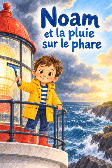 Noam et la pluie sur le phare