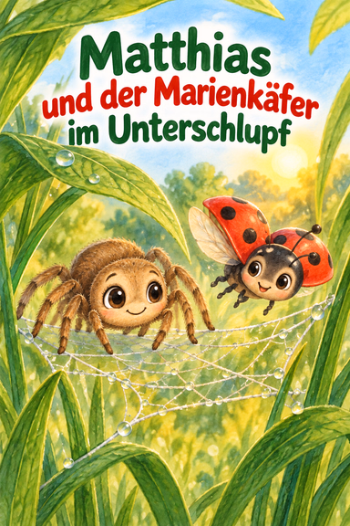 Matthias und der Marienkäfer im Unterschlupf