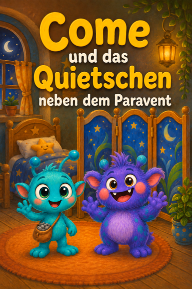Come und das Quietschen neben dem Paravent