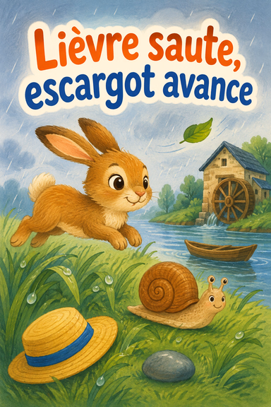 Lièvre saute, escargot avance