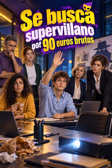 Se busca supervillano por 90 euros brutos