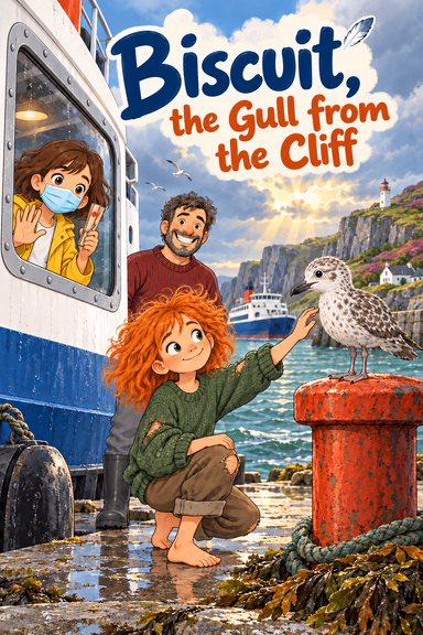 Biscuit, the Gull from the Cliff