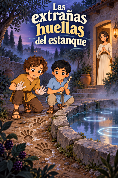 Las extrañas huellas del estanque