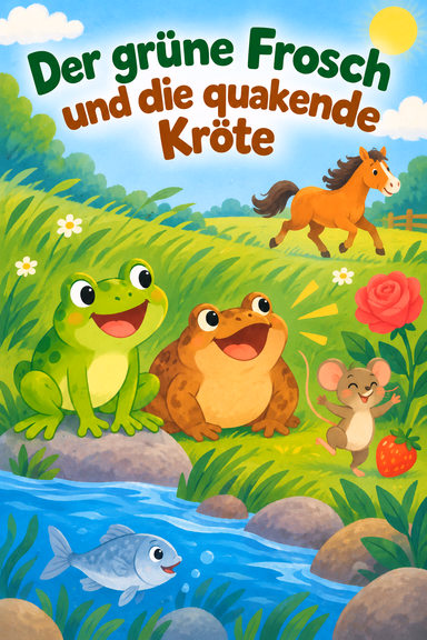 Der grüne Frosch und die quakende Kröte