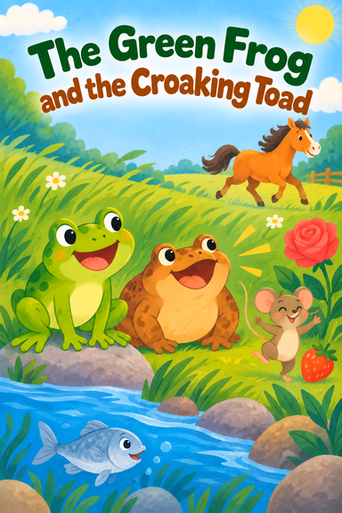 The Green Frog and the Croaking Toad