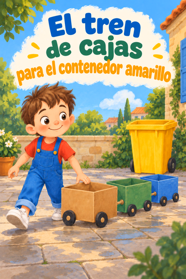 El tren de cajas para el contenedor amarillo