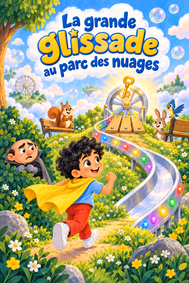 La grande glissade au parc des nuages