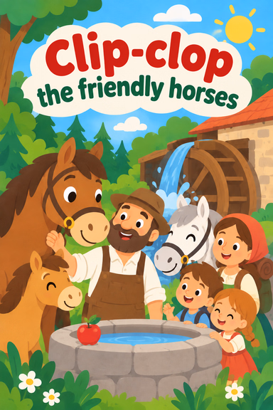 Clip-clop the friendly horses
