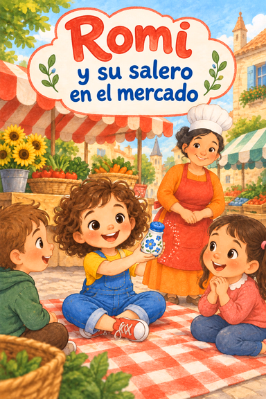 Romi y su salero en el mercado