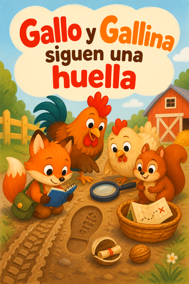 Gallo y Gallina siguen una huella