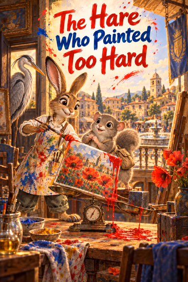 The Hare Who Painted Too Hard