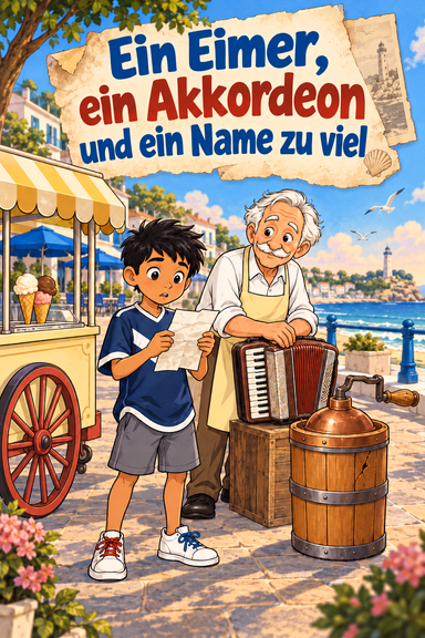 Ein Eimer, ein Akkordeon und ein Name zu viel
