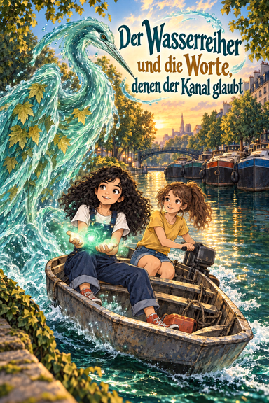 Der Wasserreiher und die Worte, denen der Kanal glaubt
