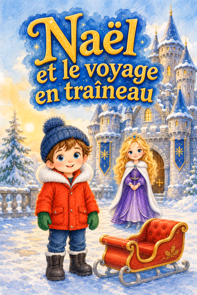 Naël et le voyage en traîneau