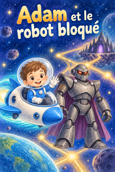 Adam et le robot bloqué