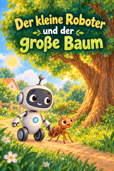 Der kleine Roboter und der große Baum