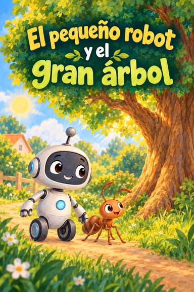 El pequeño robot y el gran árbol