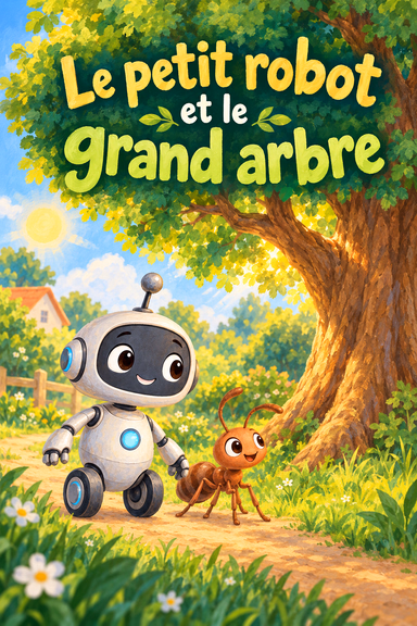 Le petit robot et le grand arbre