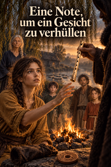 Eine Note, um ein Gesicht zu verhüllen