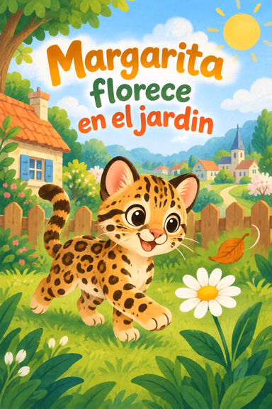 Margarita florece en el jardin