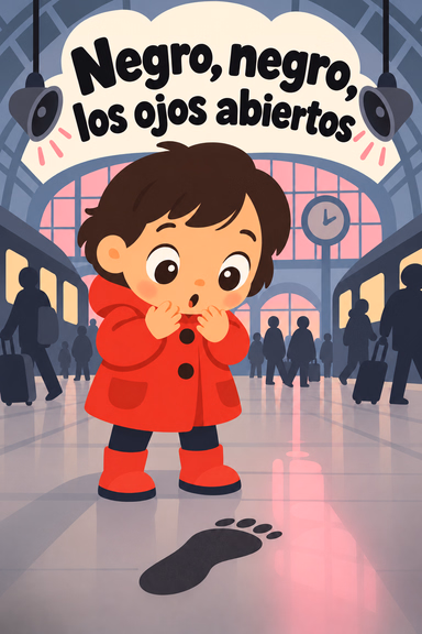 Negro, negro, los ojos abiertos