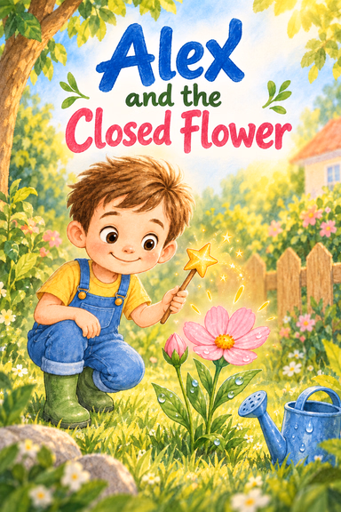 Alex and the Closed Flower