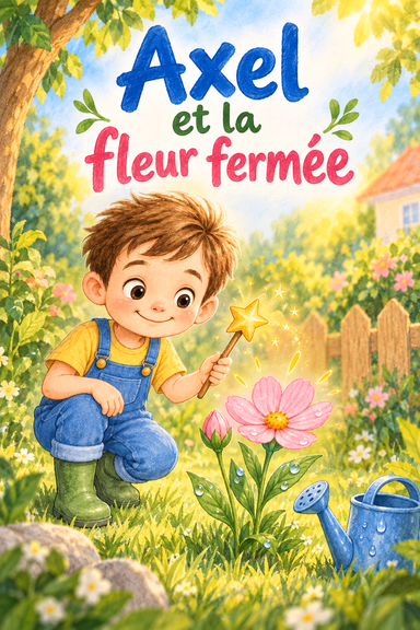 Axel et la fleur fermée