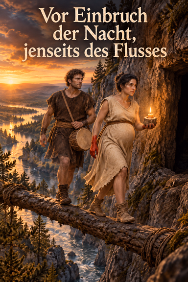 Vor Einbruch der Nacht, jenseits des Flusses