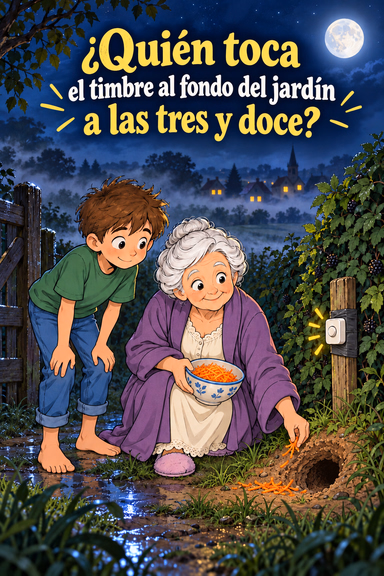 ¿Quién toca el timbre al fondo del jardín a las tres y doce?