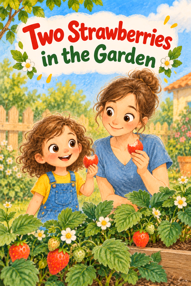 Two Strawberries in the Garden