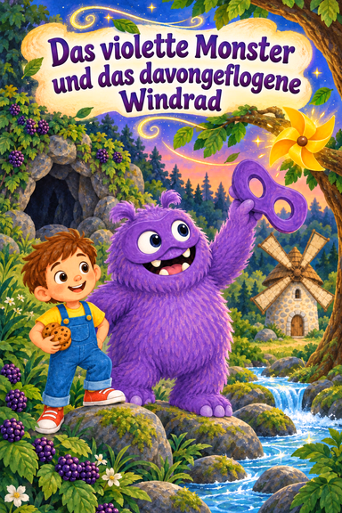 Das violette Monster und das davongeflogene Windrad