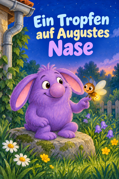 Ein Tropfen auf Augustes Nase