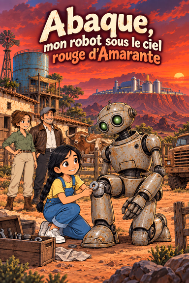 Abaque, mon robot sous le ciel rouge d'Amarante