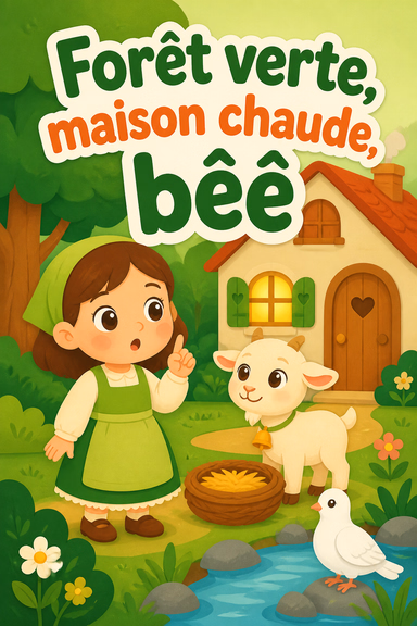 Forêt verte, maison chaude, bêê