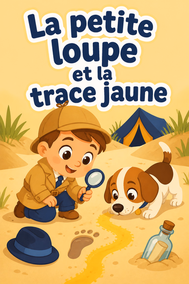 La petite loupe et la trace jaune