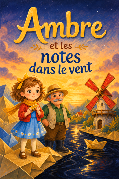 Ambre et les notes dans le vent