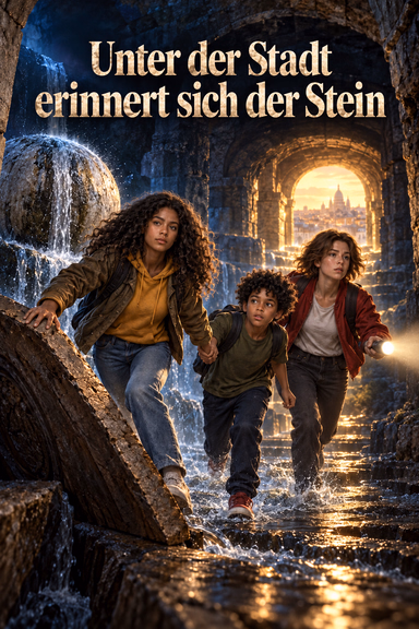 Unter der Stadt erinnert sich der Stein