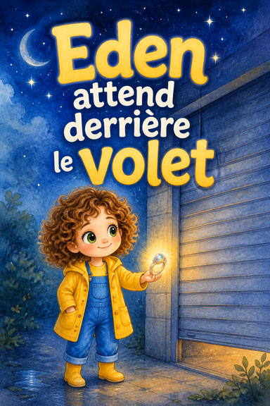 Eden attend derrière le volet