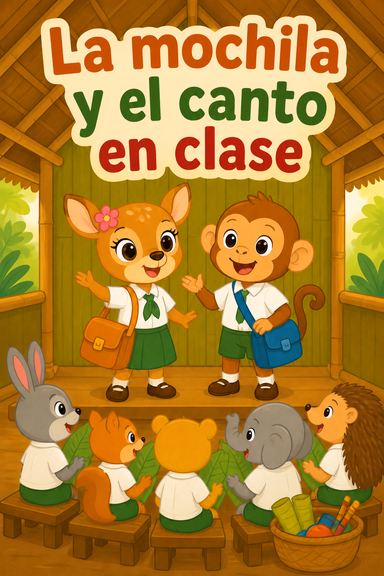 La mochila y el canto en clase