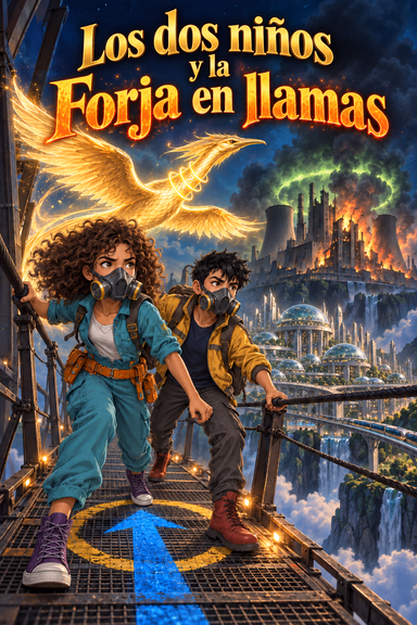Los dos niños y la Forja en llamas
